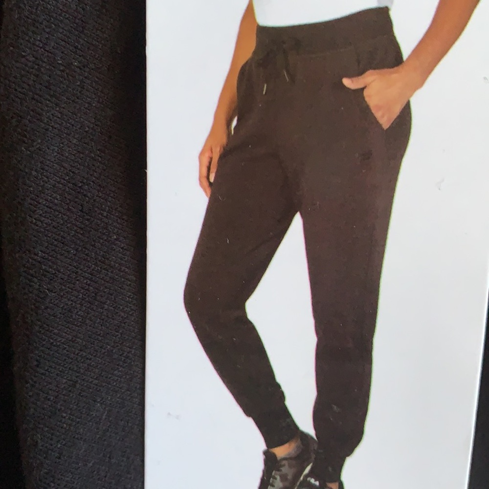 Joggers black 95%cotton 5%spandex - Picture 8 of 9